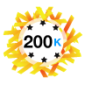 200K Karma - Has at least 200,000 karma points.
