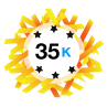 35K Karma - Has at least 35,000 karma points.